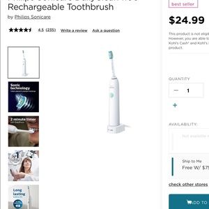 Sonicare Electric Toothbrush
